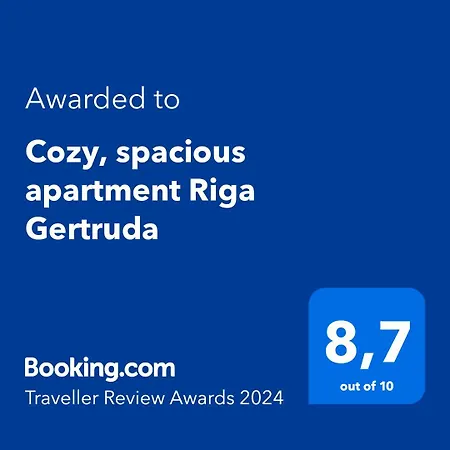 Apartment Cozy, Spacious Gertruda Self Chek In 20 Min To Old With Car 5 Min *